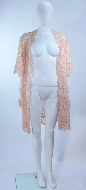 CONCHITA 1950s Cocktail Dress and Lace Coat Ensemble Size 4