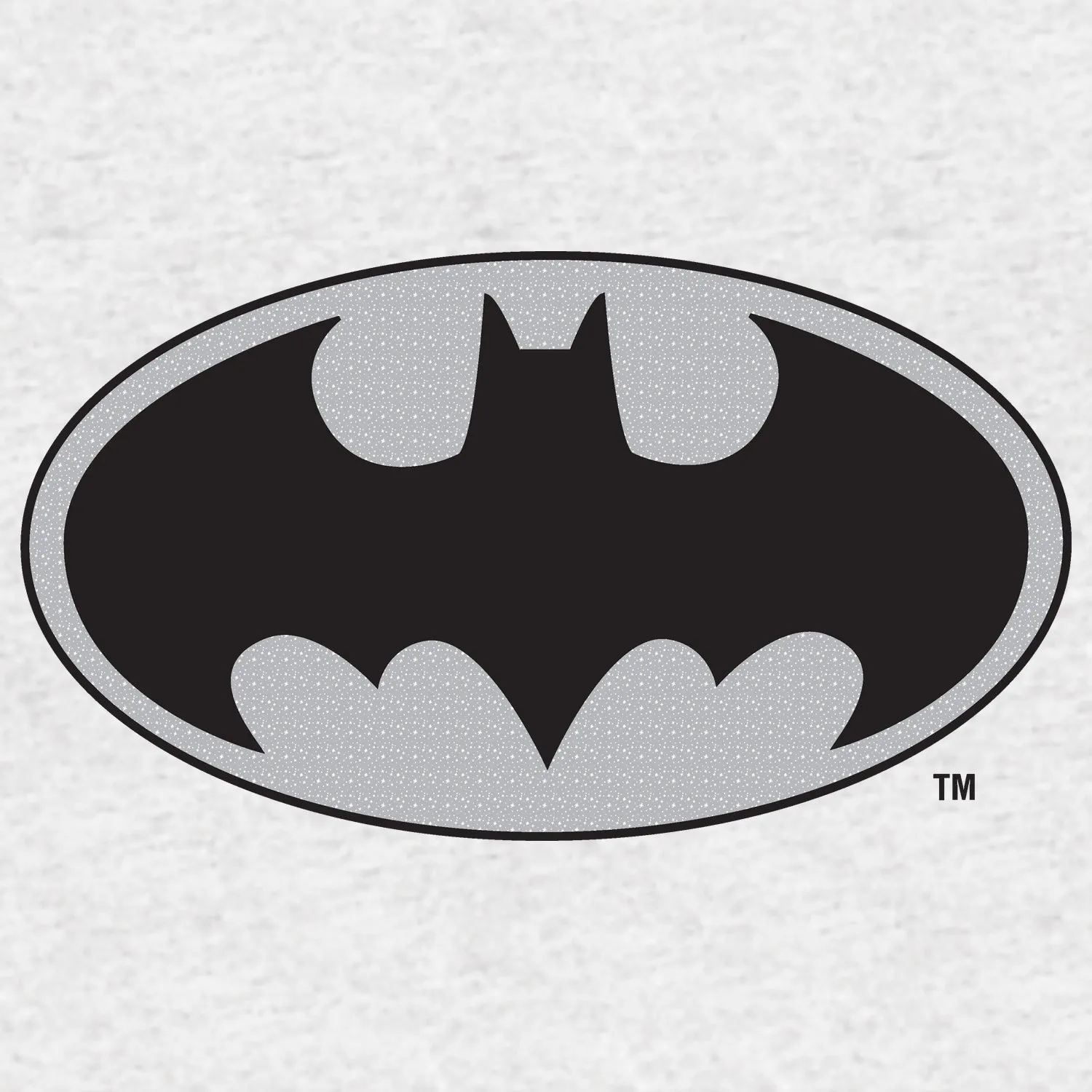 DC Comics Batman Logo Grey Official Kid's T-Shirt (Sports Grey)
