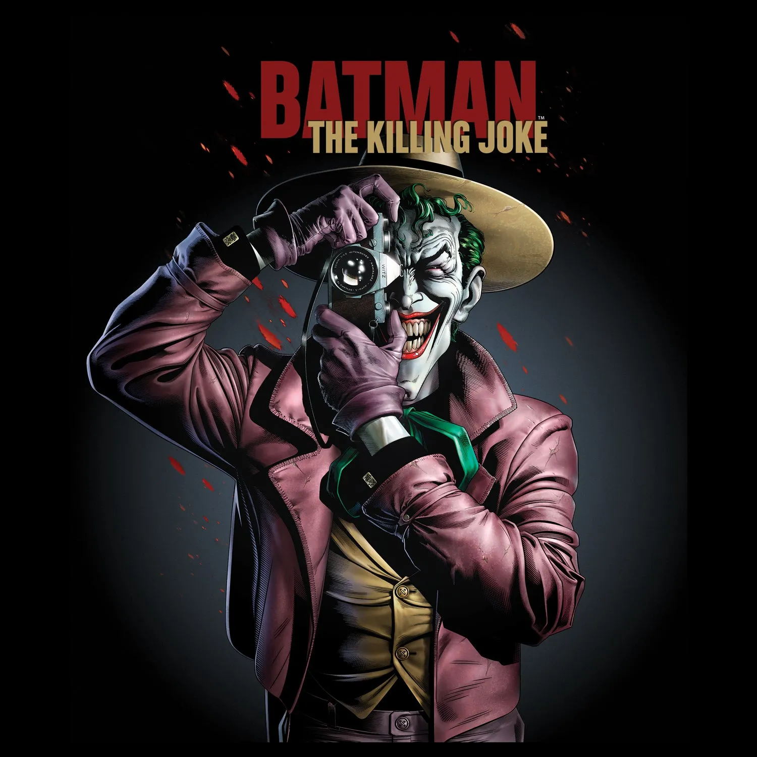 DC Comics Joker Killing Joke Official Women's T-shirt (Black)