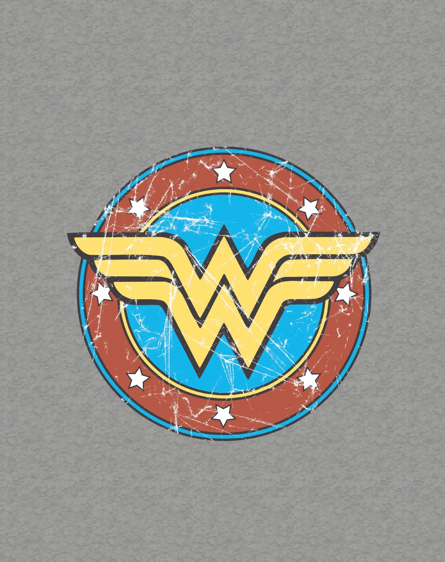 DC Comics Wonder Woman Logo Circle Dist Official Men's T-Shirt