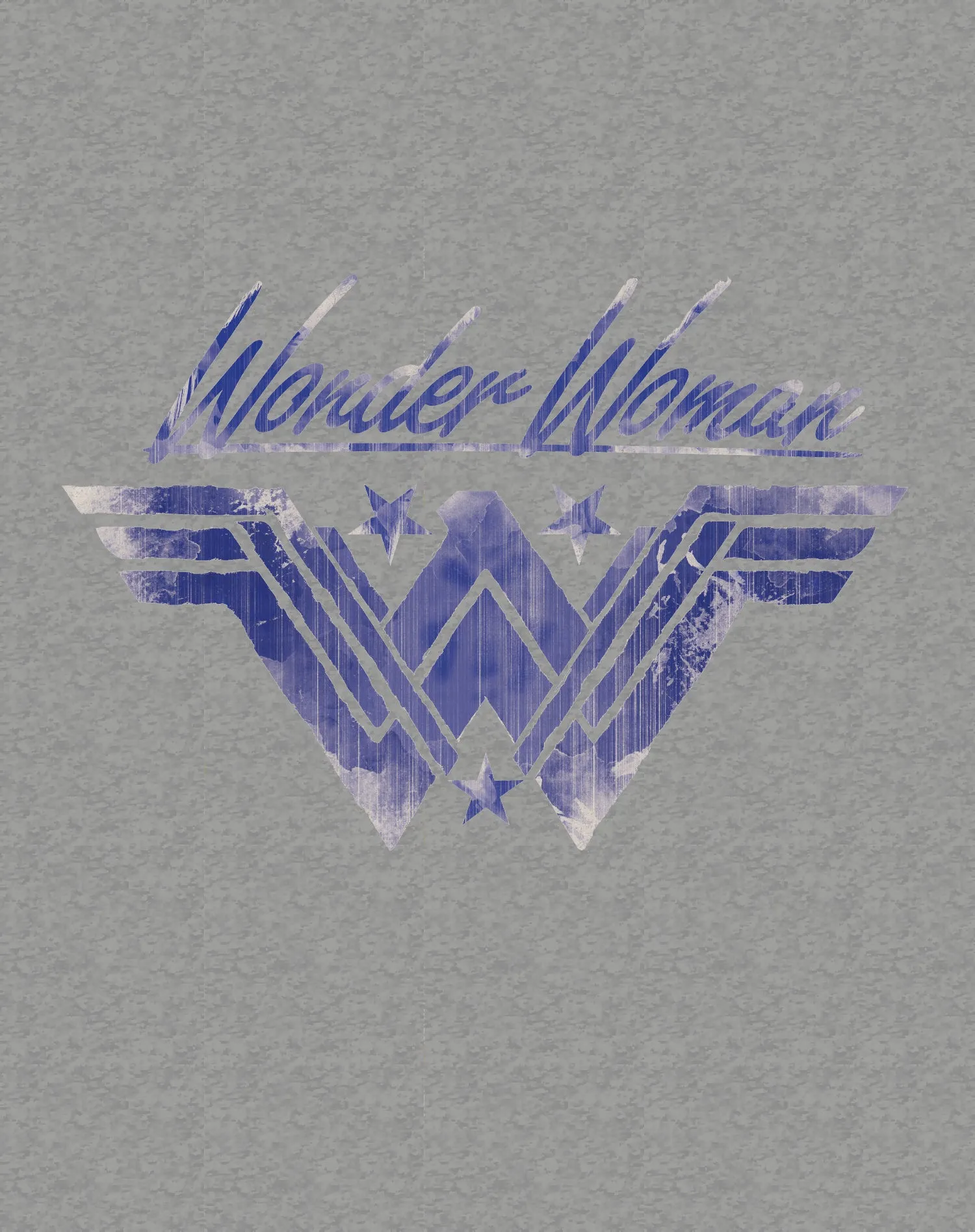 DC Comics Wonder Woman Logo Watermark Official Men's T-Shirt