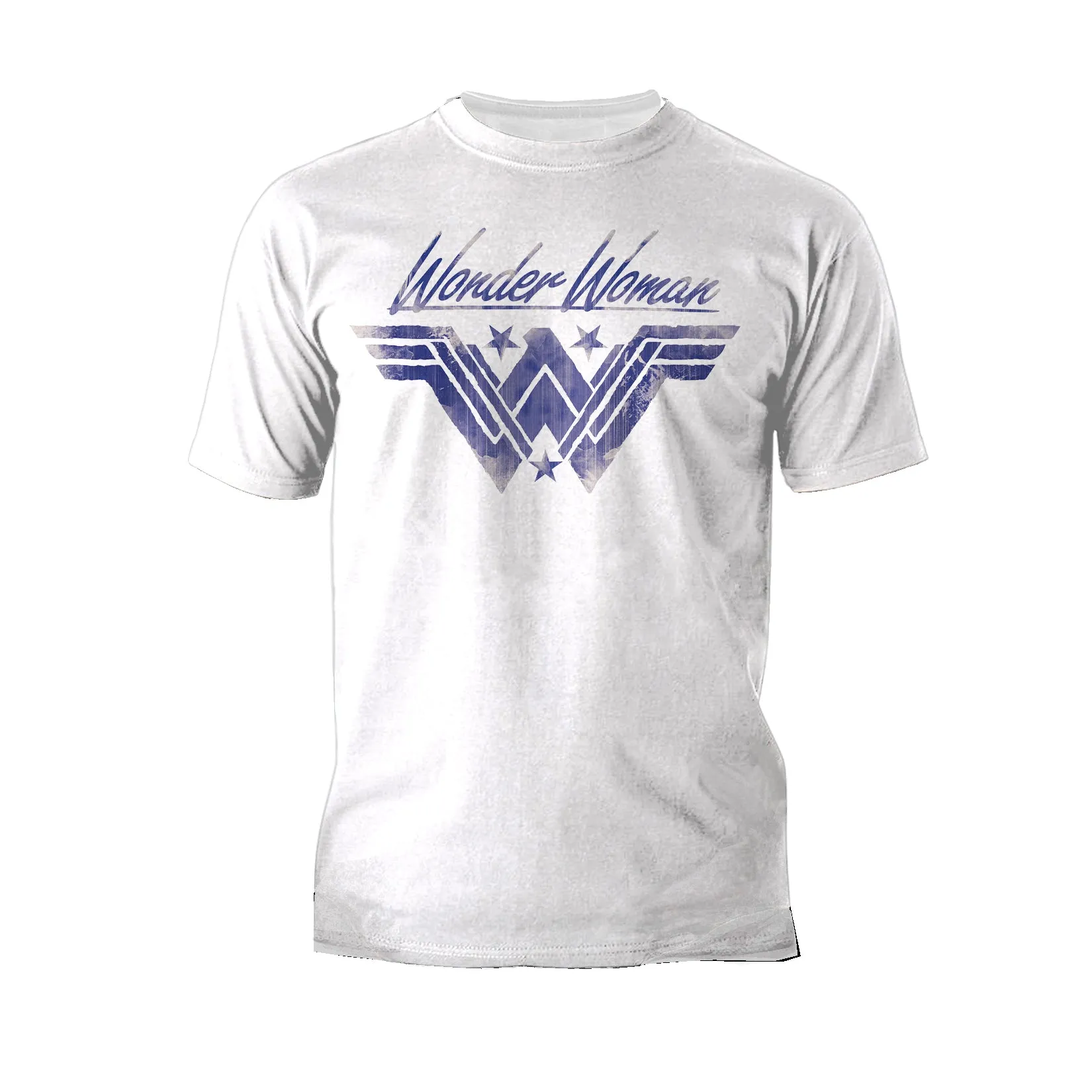 DC Comics Wonder Woman Logo Watermark Official Men's T-Shirt