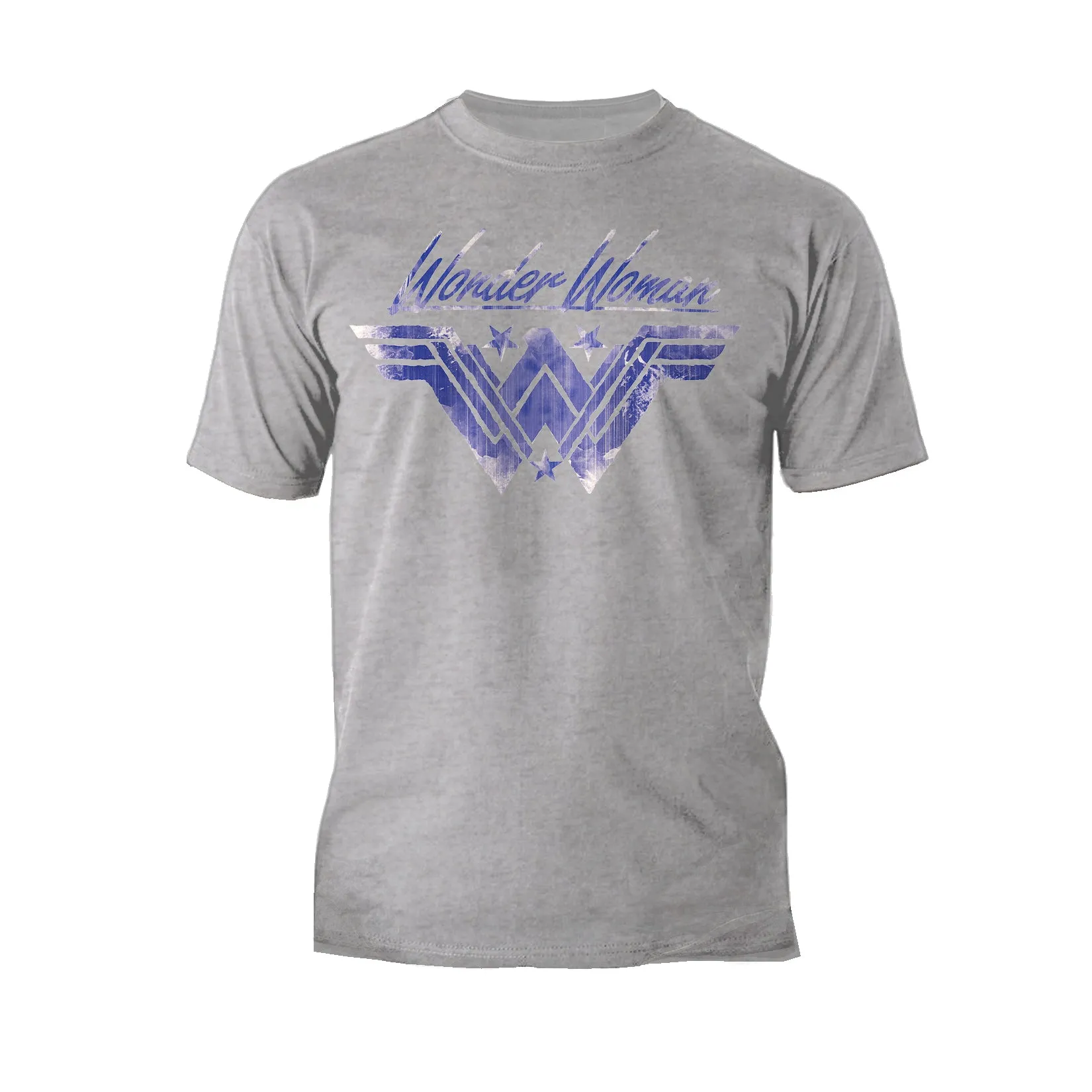DC Comics Wonder Woman Logo Watermark Official Men's T-Shirt