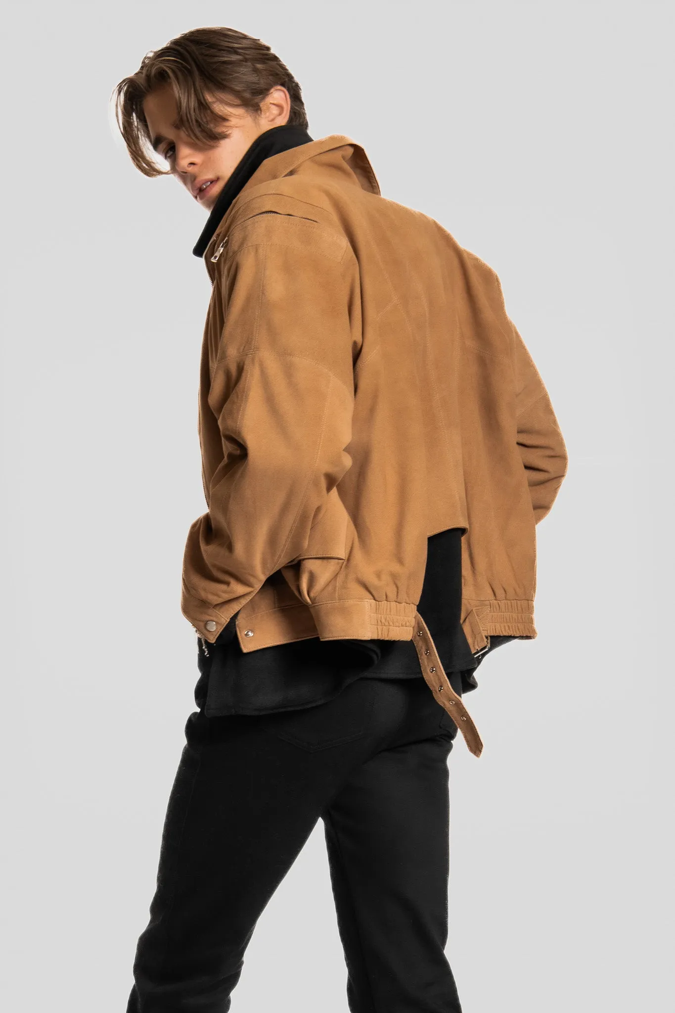 DESERT DRIVE SUEDE BOMBER