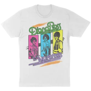 Diana Ross And The Supremes "80s Colors" T-Shirt in White