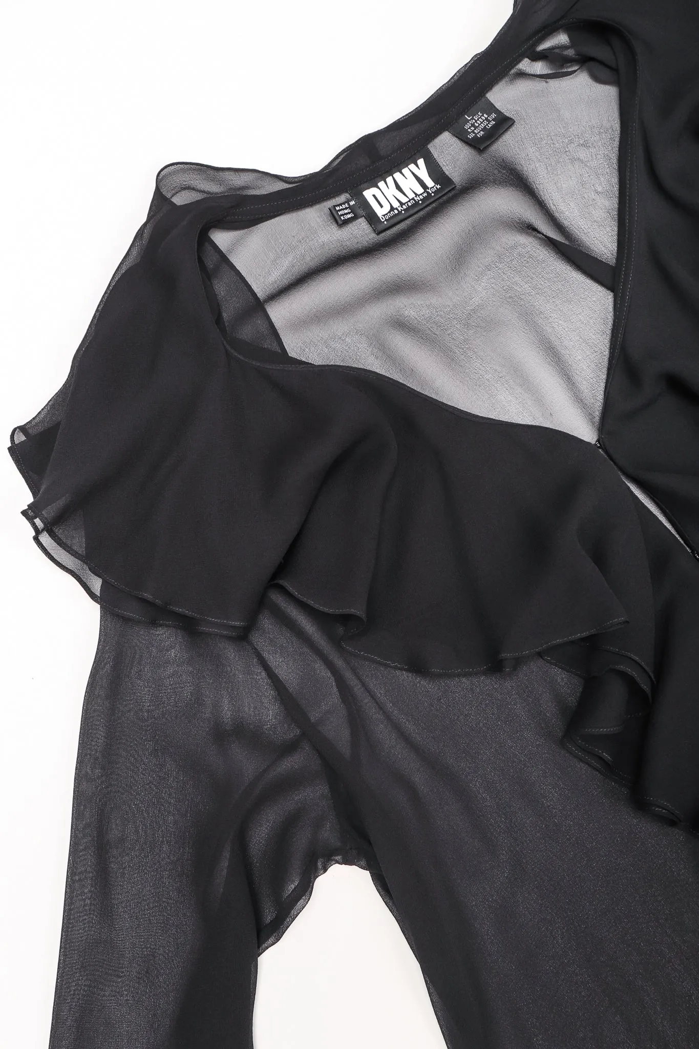DKNY Chiffon Poet Blouse