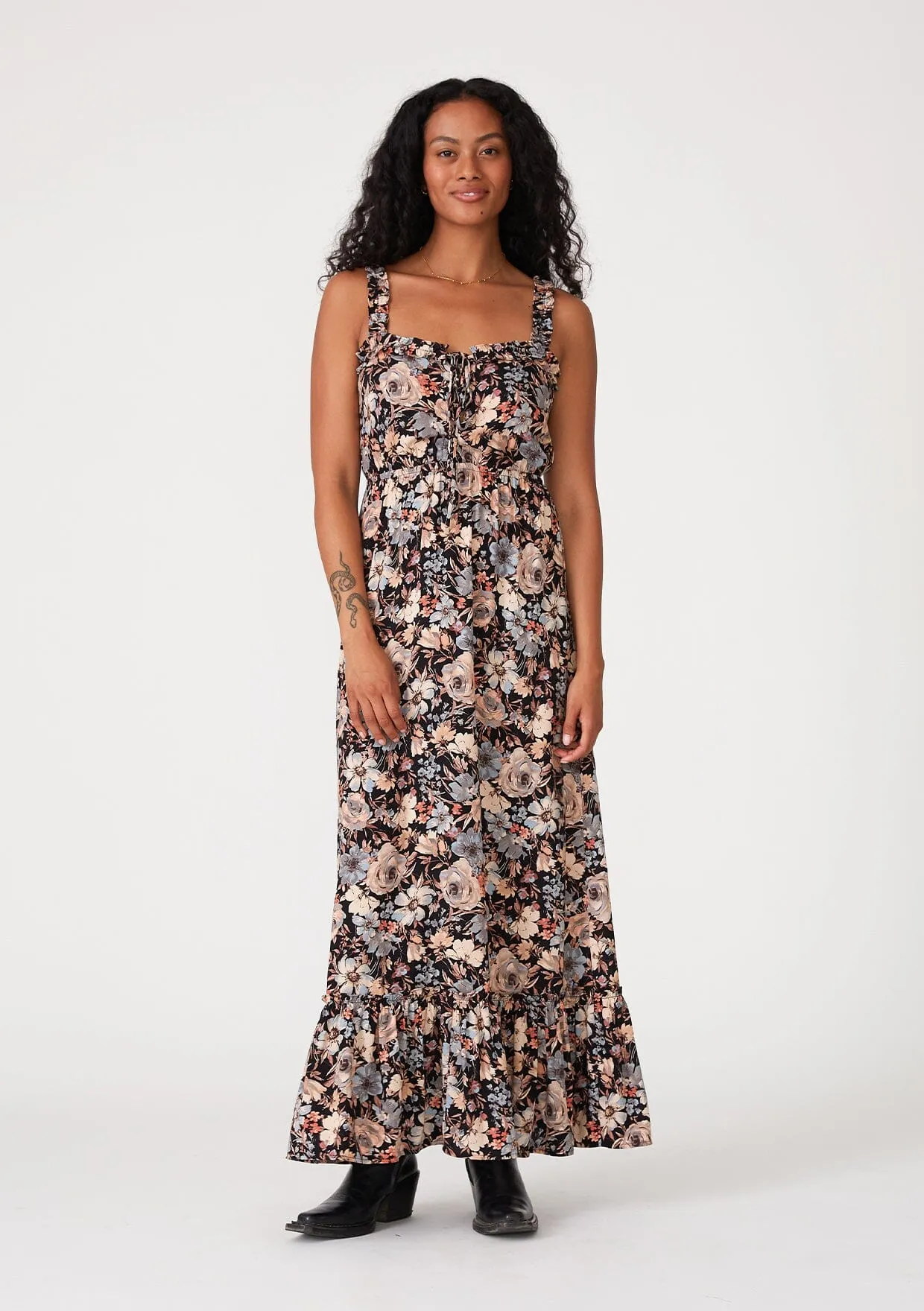 Dreamstate Lace-Up Maxi Dress