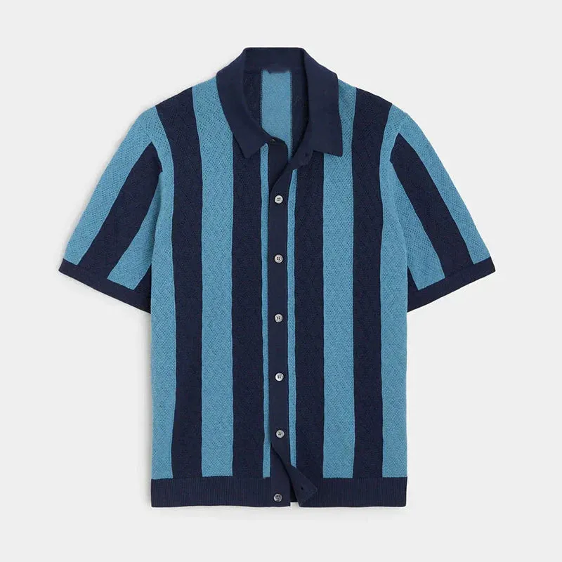 Egmont - elegant striped ladies polo shirt