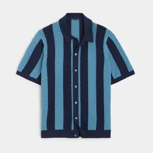 Egmont - elegant striped ladies polo shirt