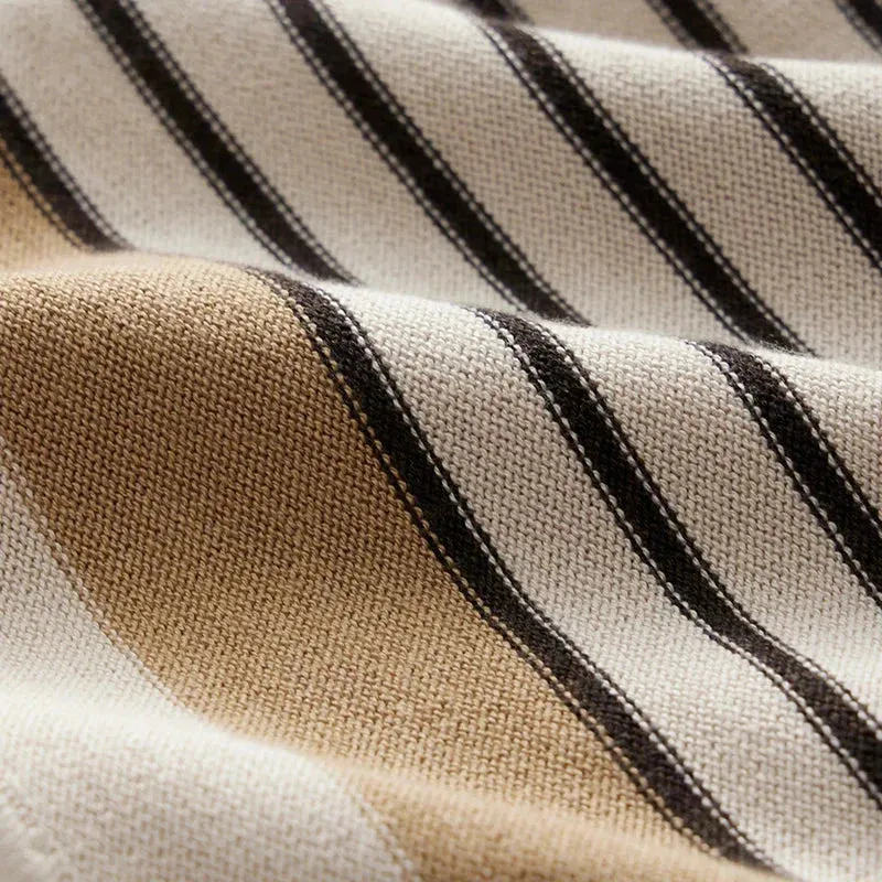 Egmont - elegant striped ladies polo shirt