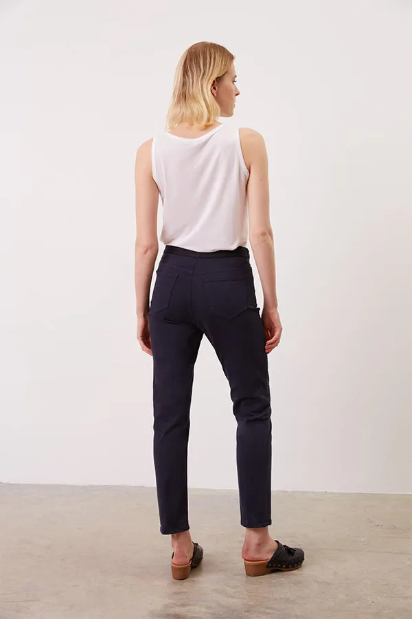 ELIOR DENIM STYLE STRETCH COTTON TROUSERS