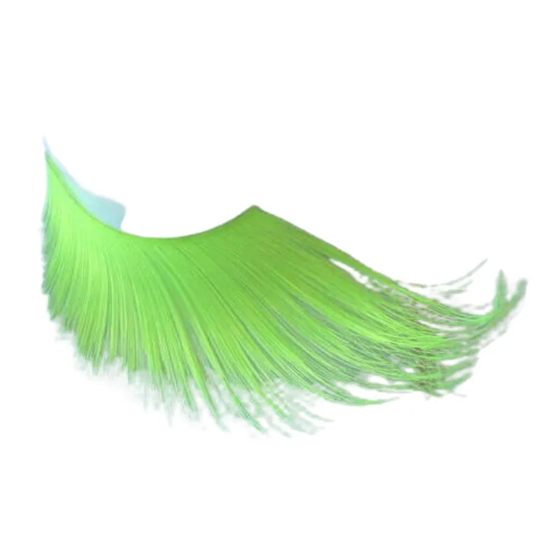 Eyelashes - Neon Green Long Taper