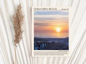 Fernandina Beach Wall Canvas, USA