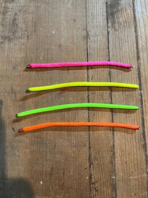 Flat Braided Sling with Tree Hanger Loop "Neon Primary Colors"