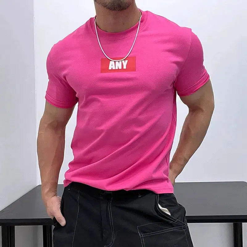 Fluorescent Color Letter Graphic T-Shirt