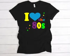 Fluorescent I Love The 80s T-Shirt