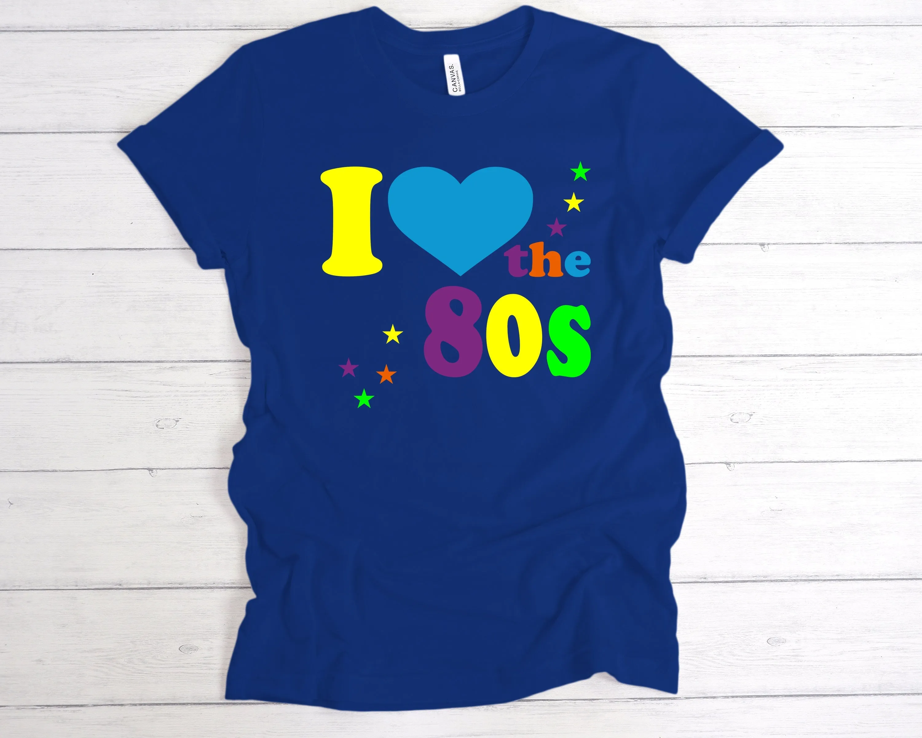 Fluorescent I Love The 80s T-Shirt