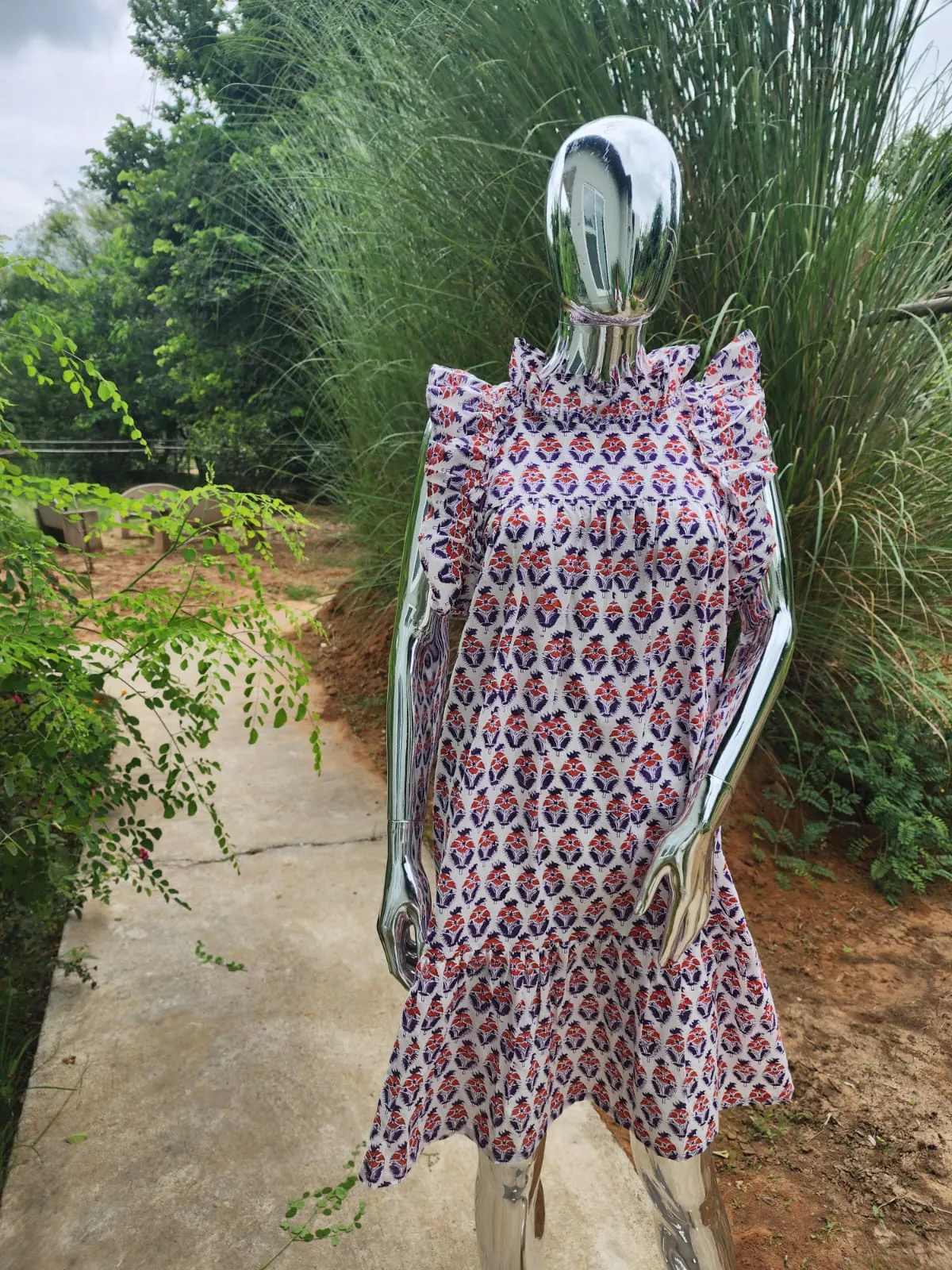 Gameday Roopa Dress - Purple/Orange!!!!