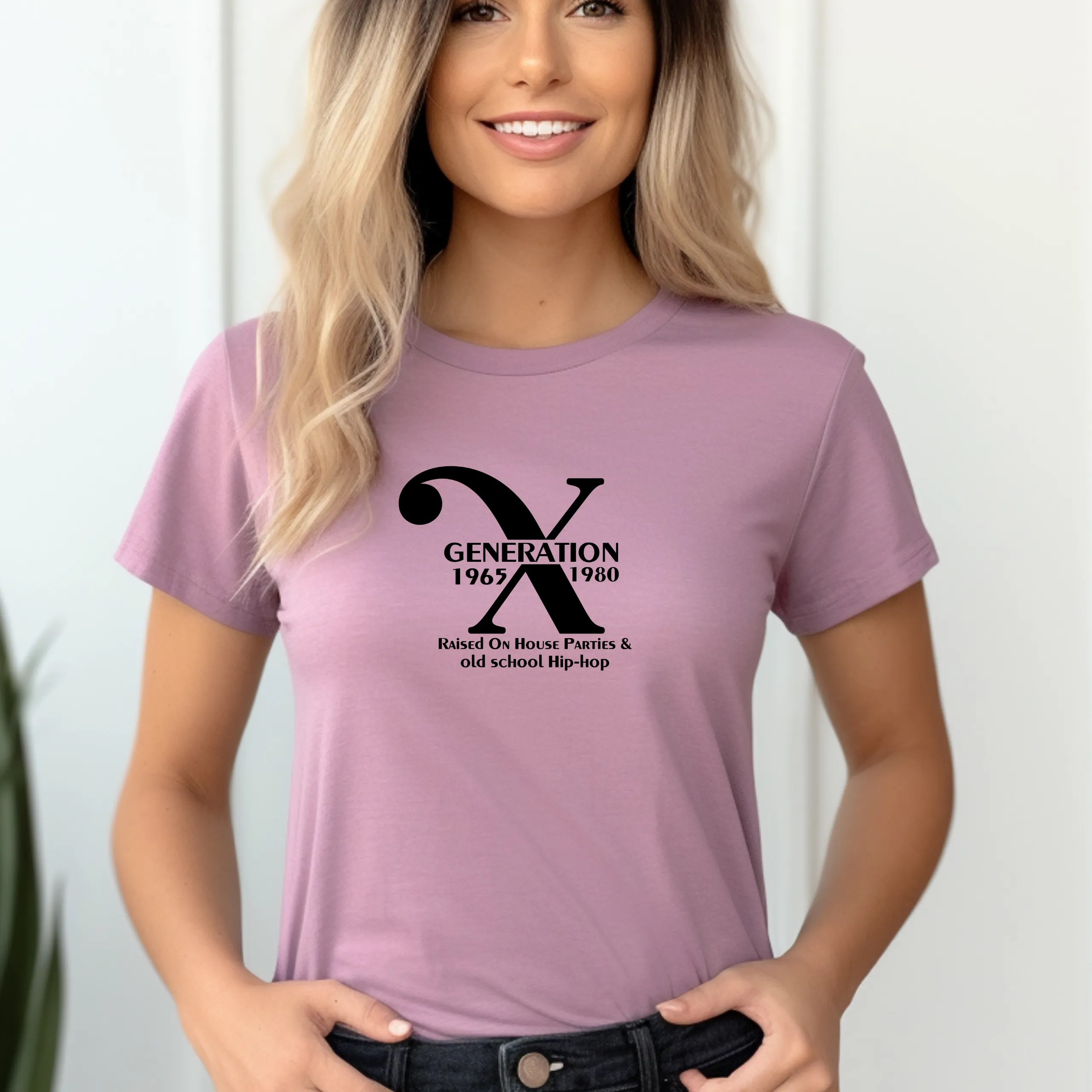 Generation X t-shirts | Crew neck | V Neck| Raised on House Parties | SEC Apparel