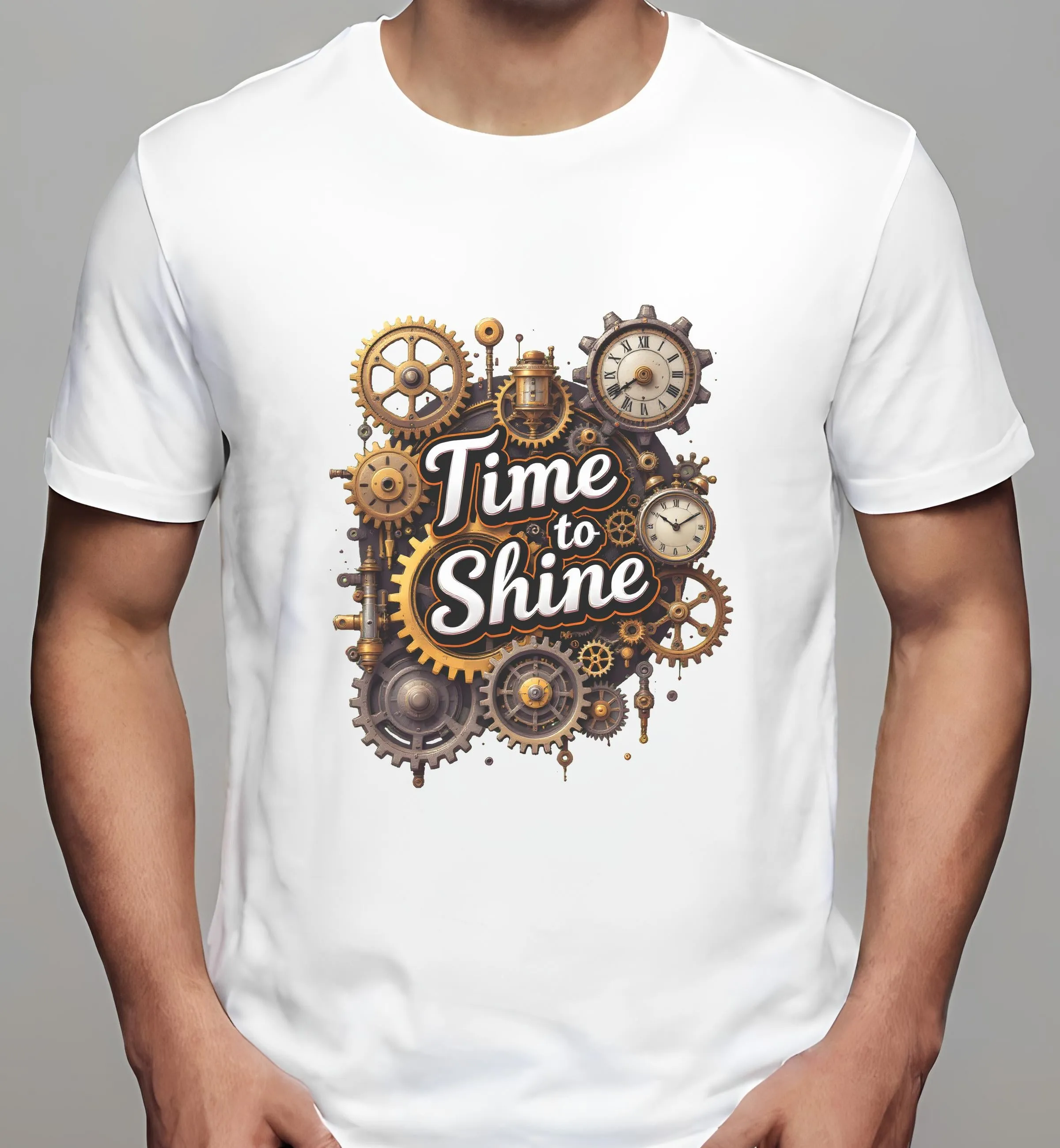 graduation t shirts: Steampunk Time to Shine | Classic T-Shirt (Unisex)