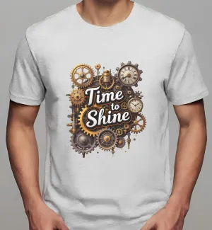 graduation t shirts: Steampunk Time to Shine | Classic T-Shirt (Unisex)