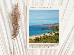 Hapuna Beach State Recreation Area Wall Canvas, USA