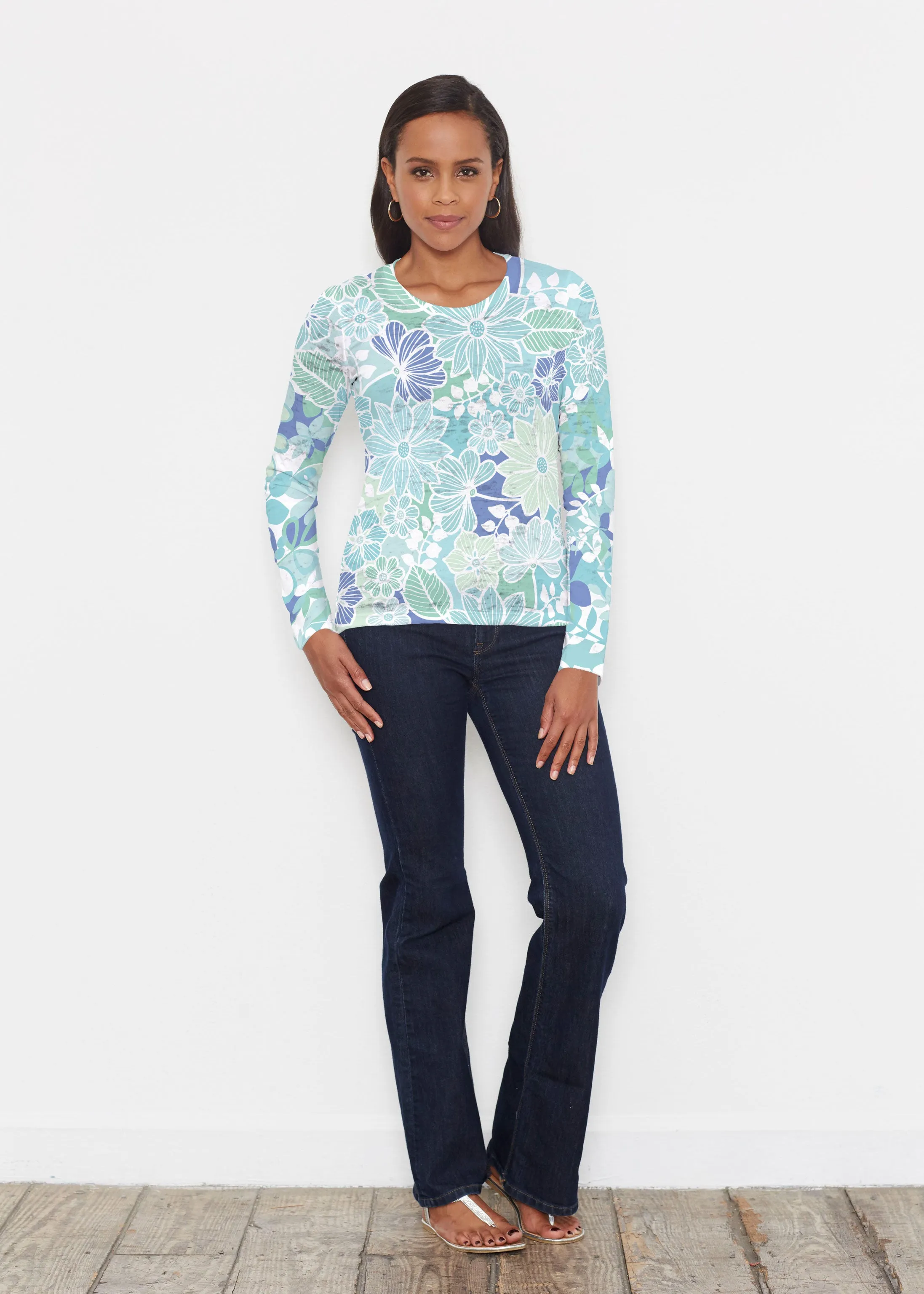 Hawaii Isles (13609) ~ Signature Long Sleeve Crew Shirt