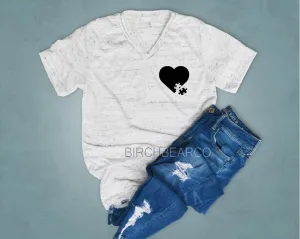 Heart Puzzle Piece Awareness Shirt