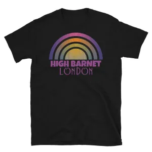 High Barnet London Retrowave Graphic T-Shirt