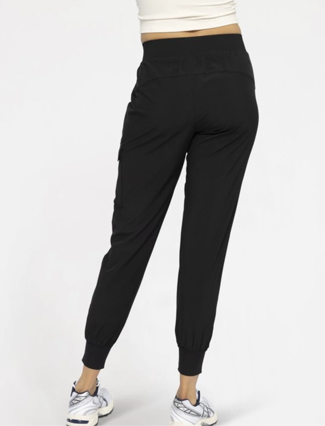 High Waisted Side Pocket Joggers