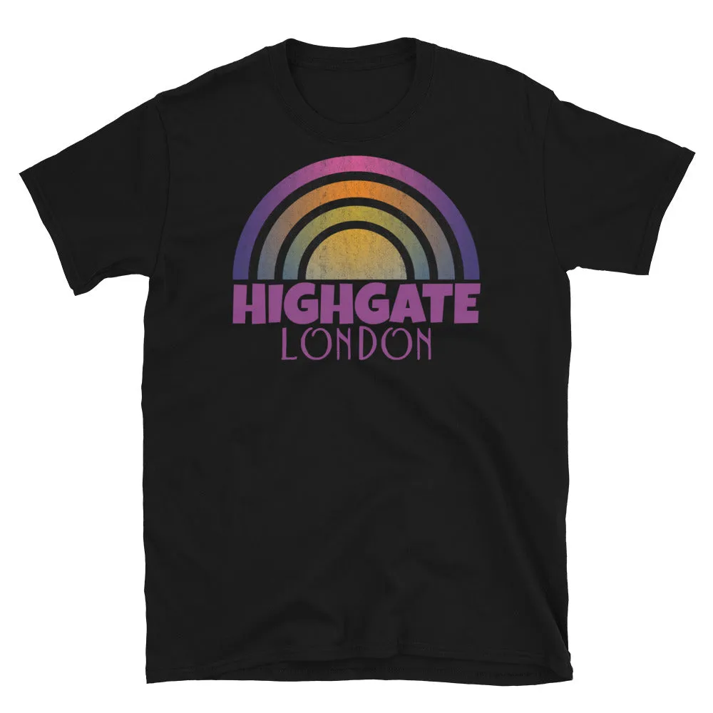 Highgate London Retrowave Graphic T-Shirt