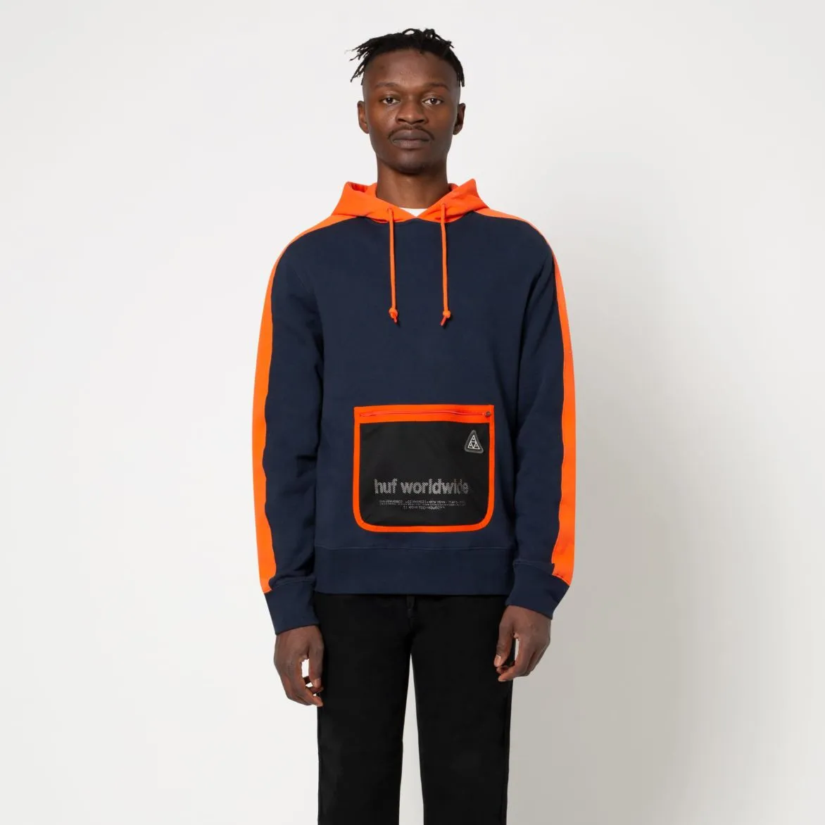 Huf Men Expo Pullover Hoodie Navy Blazer FL00112-NBL