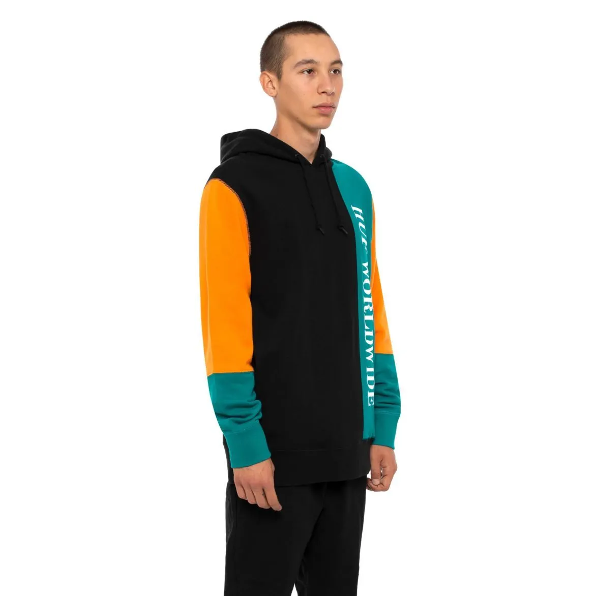 Huf Piet Pullover Hoodie Black Men FL00094-BLK