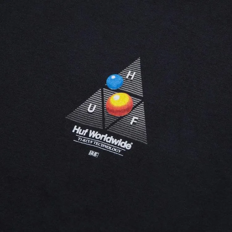 HUF Video Format Triple Triangle S/S T-Shirt Black