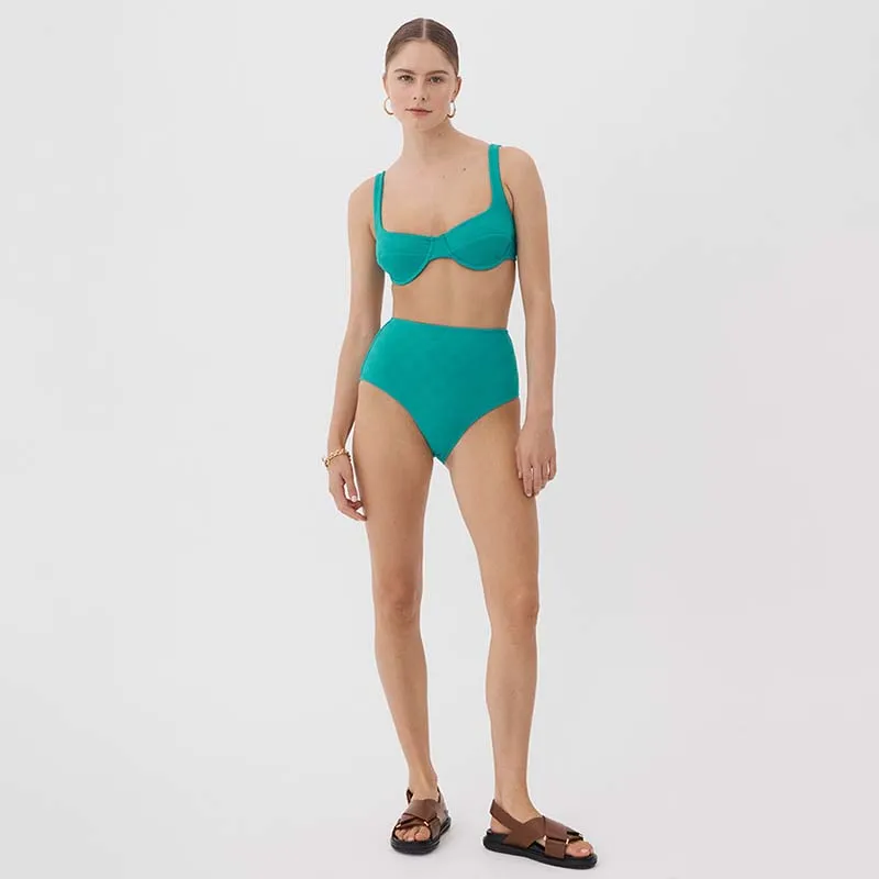 Jade High-Waisted Bikini Set