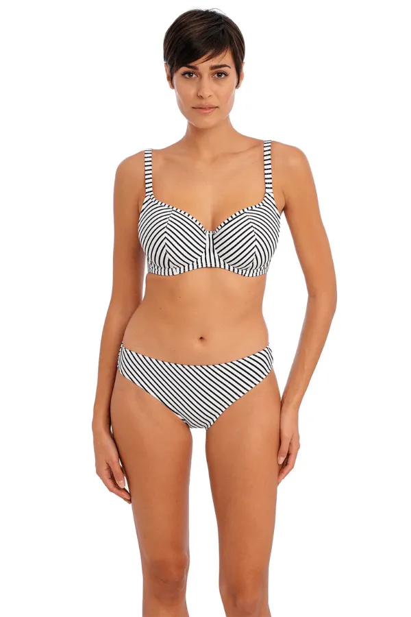 Jewel Cove Sweetheart Padded Bikini Top - Striped