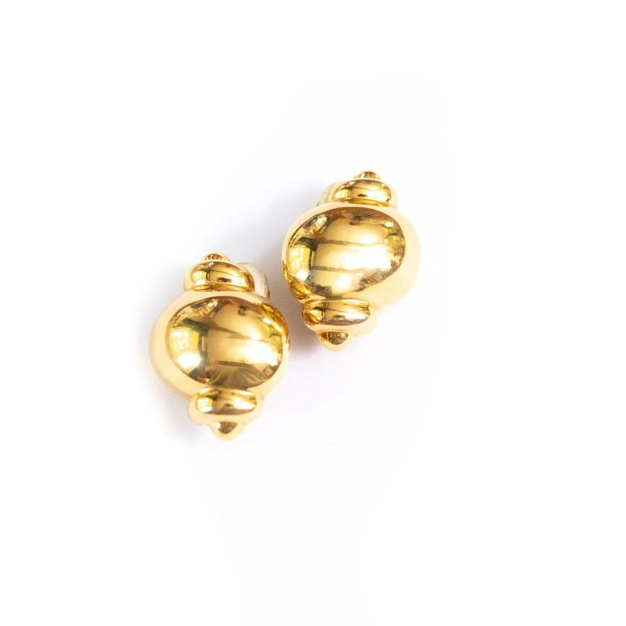 Joan Rivers Gold Urn Earrings