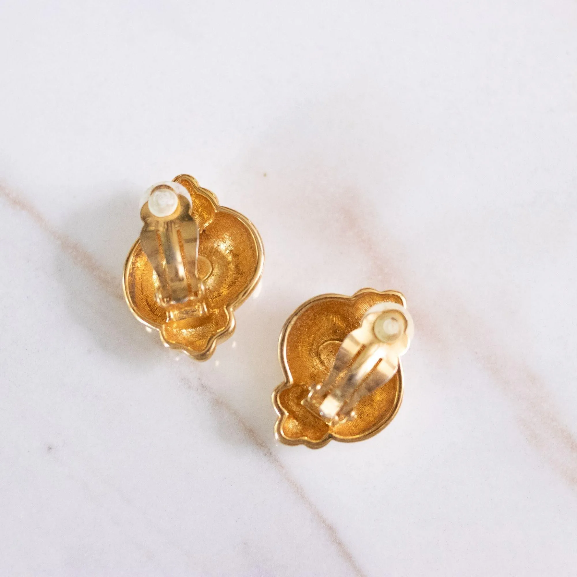 Joan Rivers Gold Urn Earrings