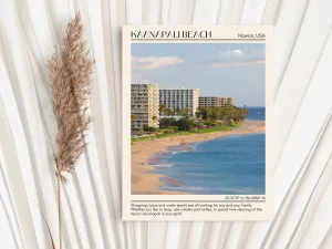 Kaanapali Beach Wall Canvas, USA
