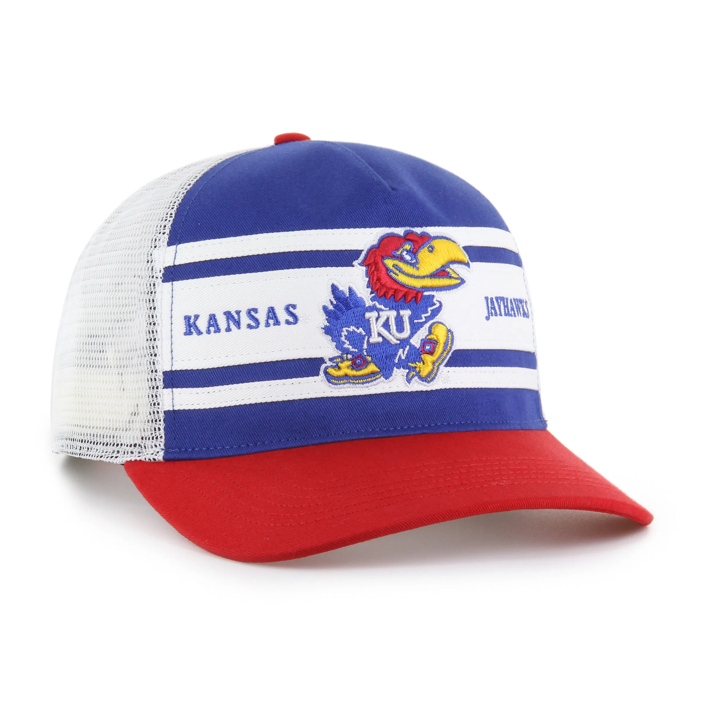 KANSAS JAYHAWKS GRIDIRON SUPER STRIPE '47 HITCH RELAXED FIT