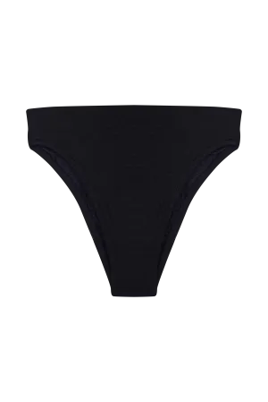 Knit Gigi Hot Pant Bottom - Black