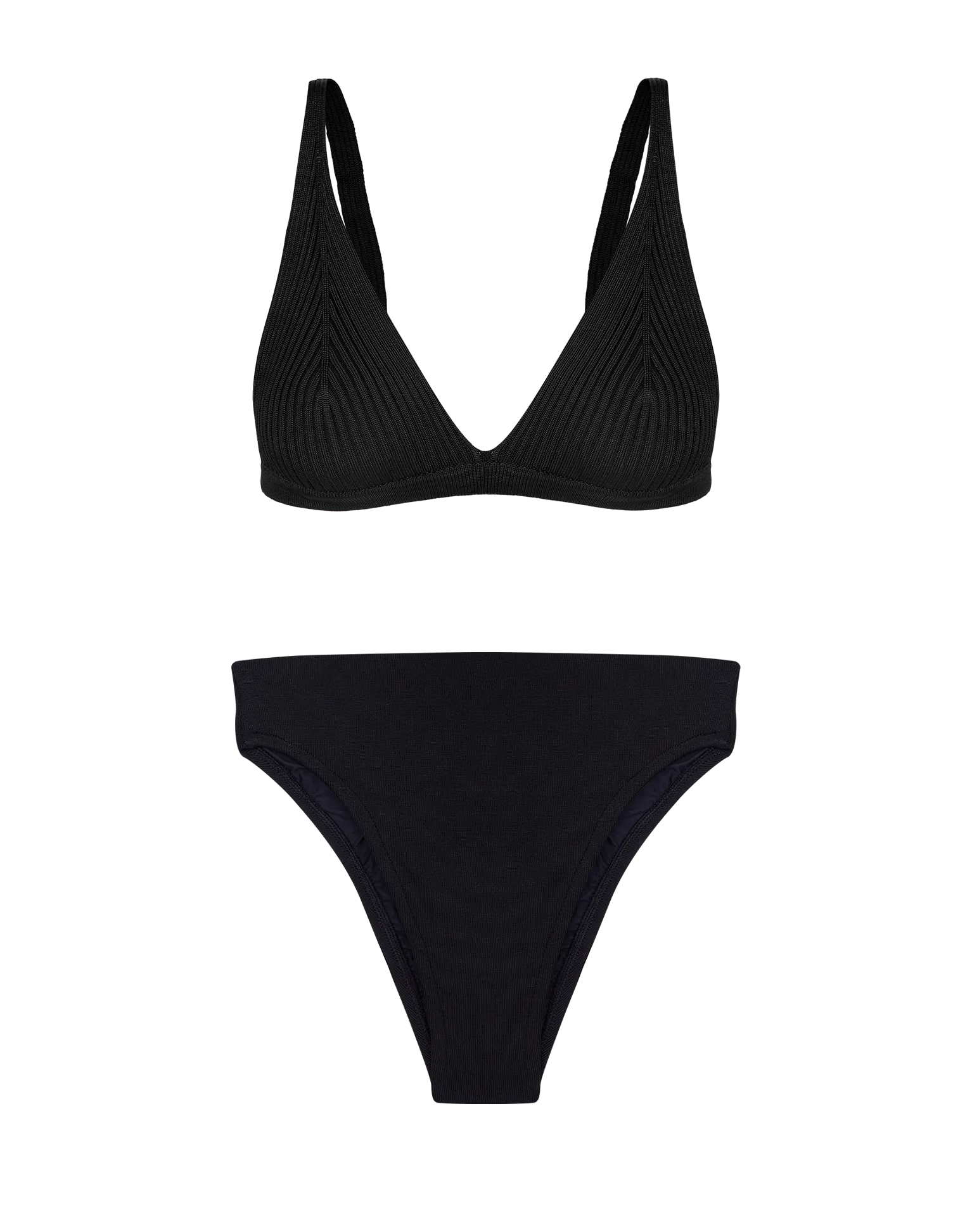 Knit Gigi Hot Pant Bottom - Black
