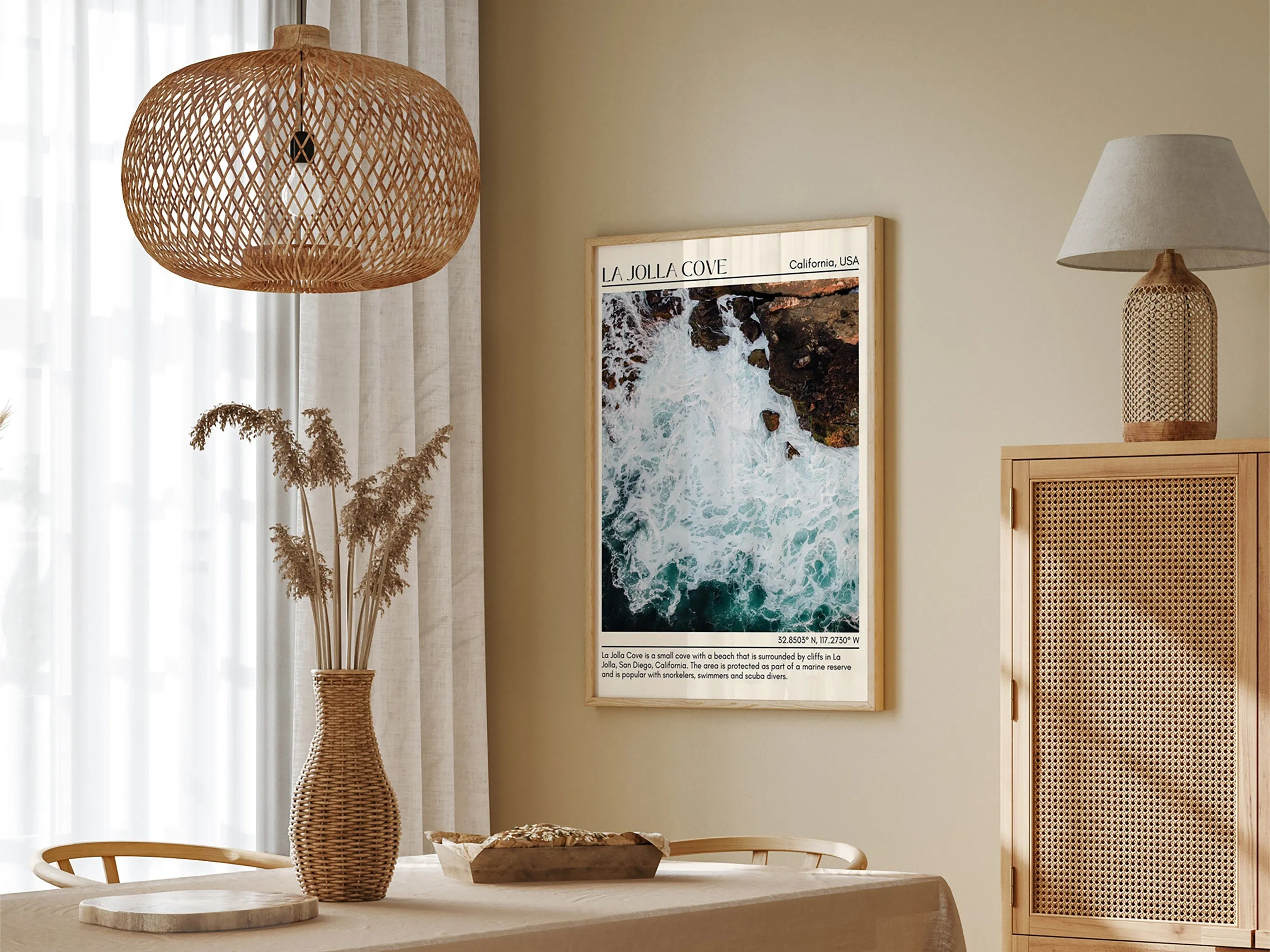 La Jolla Cove Wall Art Canvas, USA