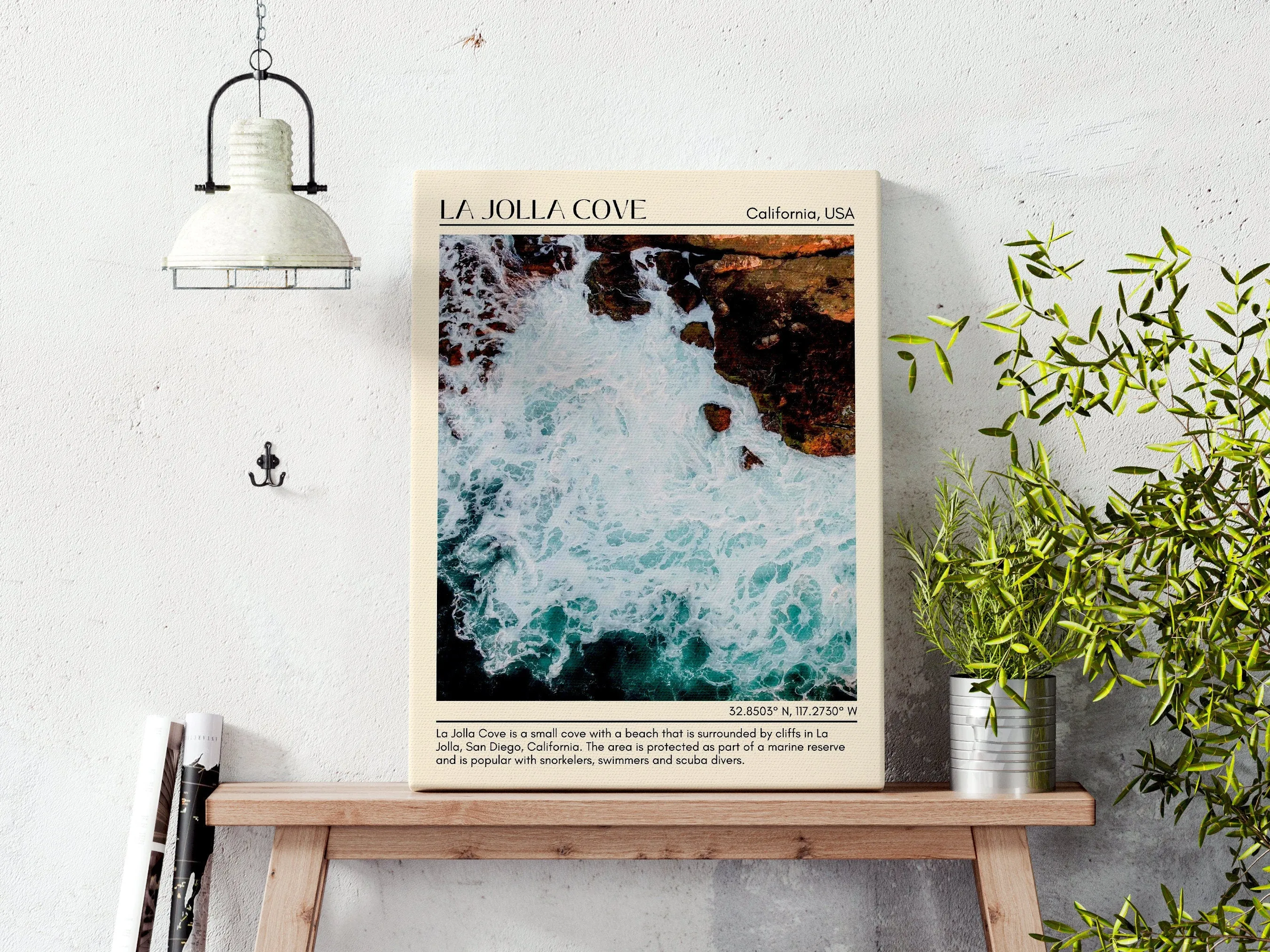 La Jolla Cove Wall Art Canvas, USA