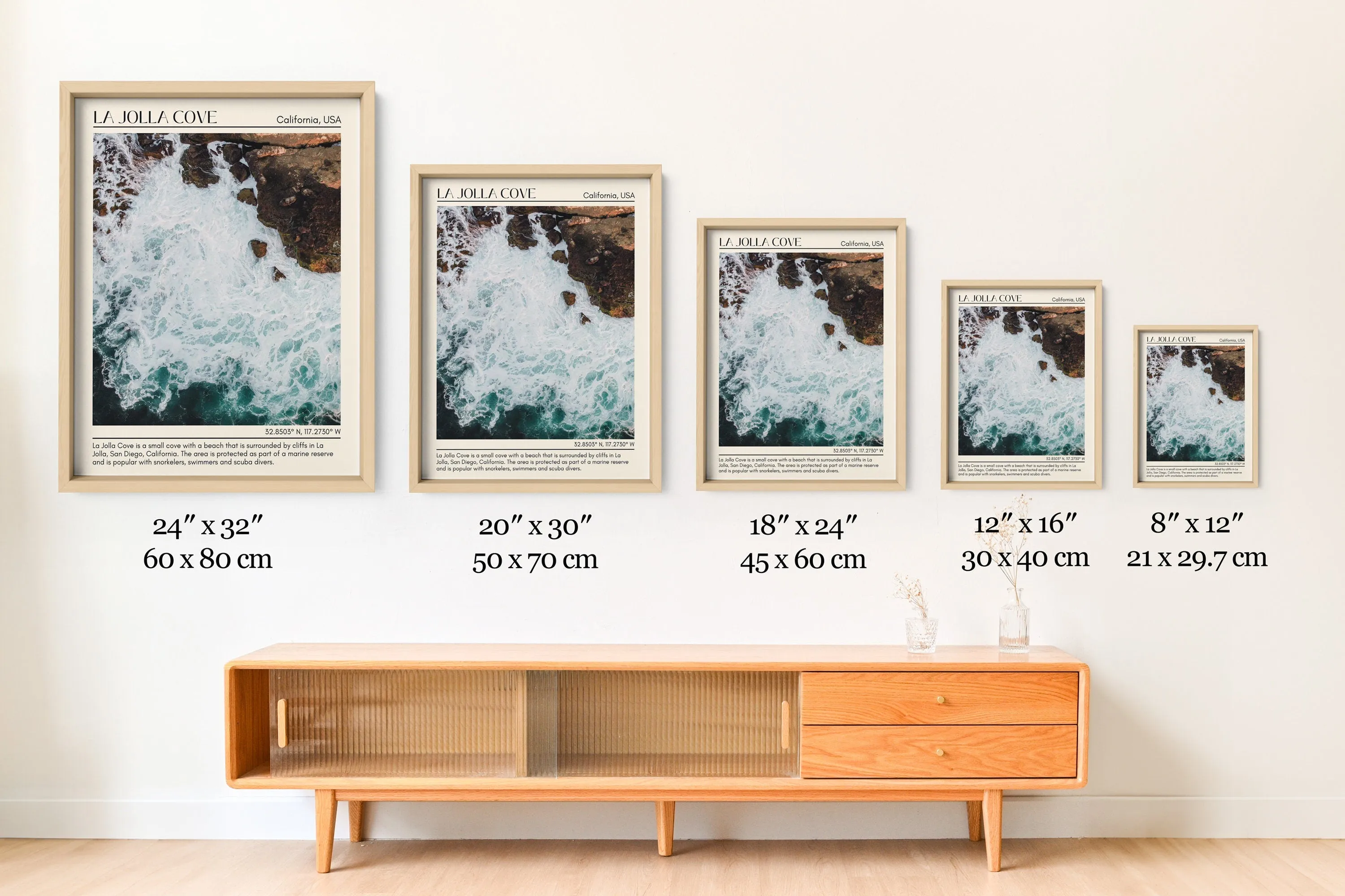 La Jolla Cove Wall Art Canvas, USA