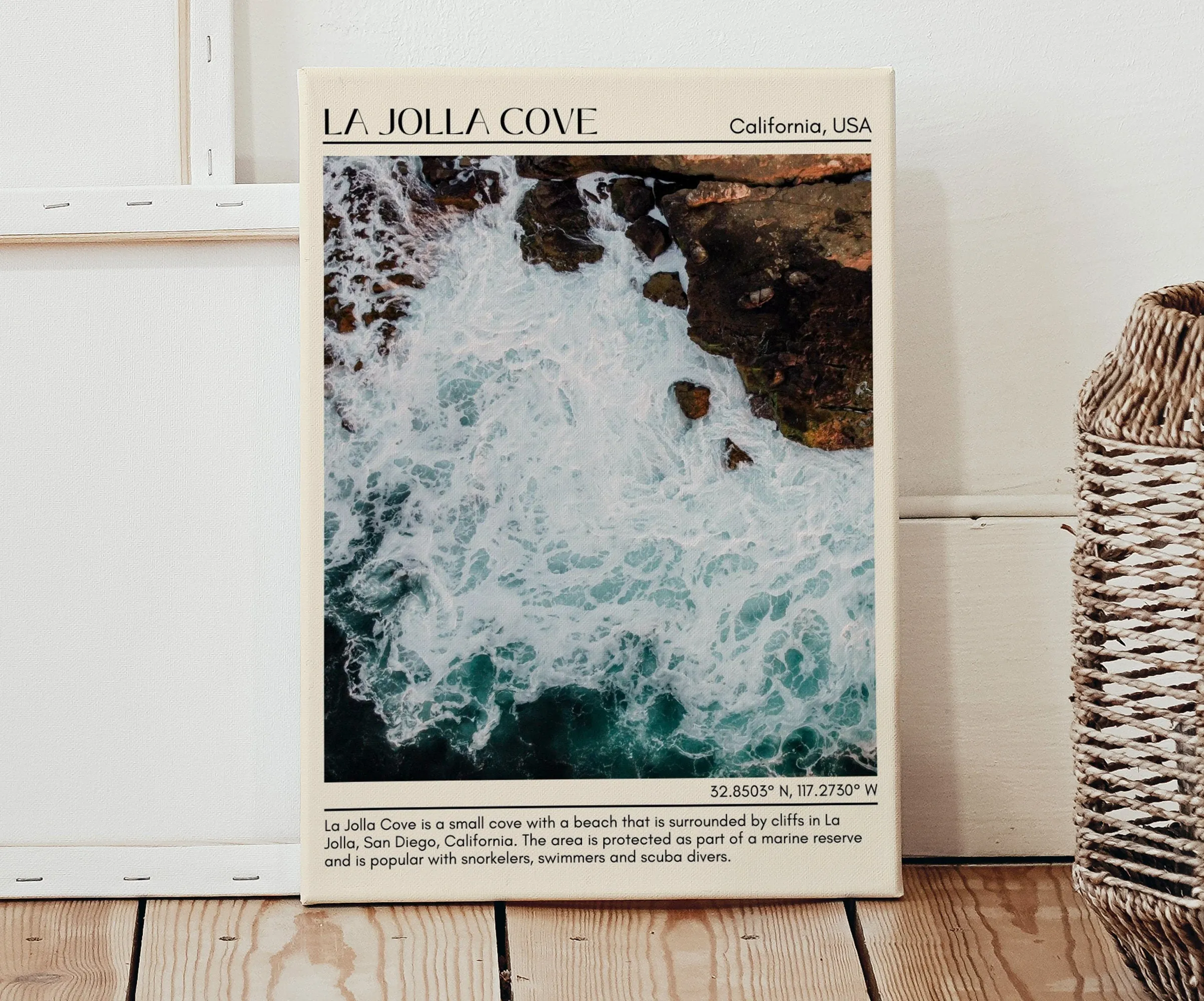 La Jolla Cove Wall Art Canvas, USA