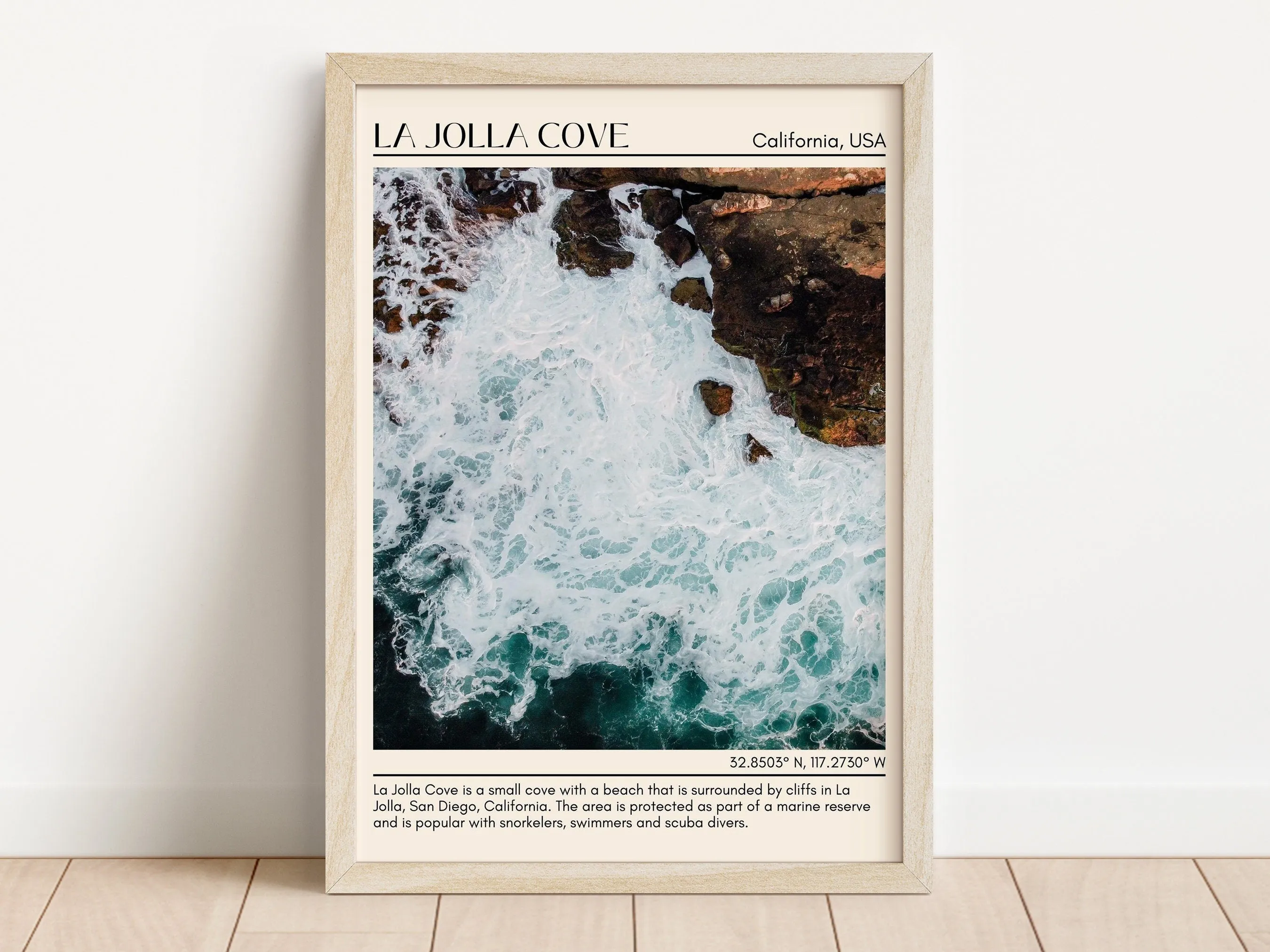 La Jolla Cove Wall Art Canvas, USA