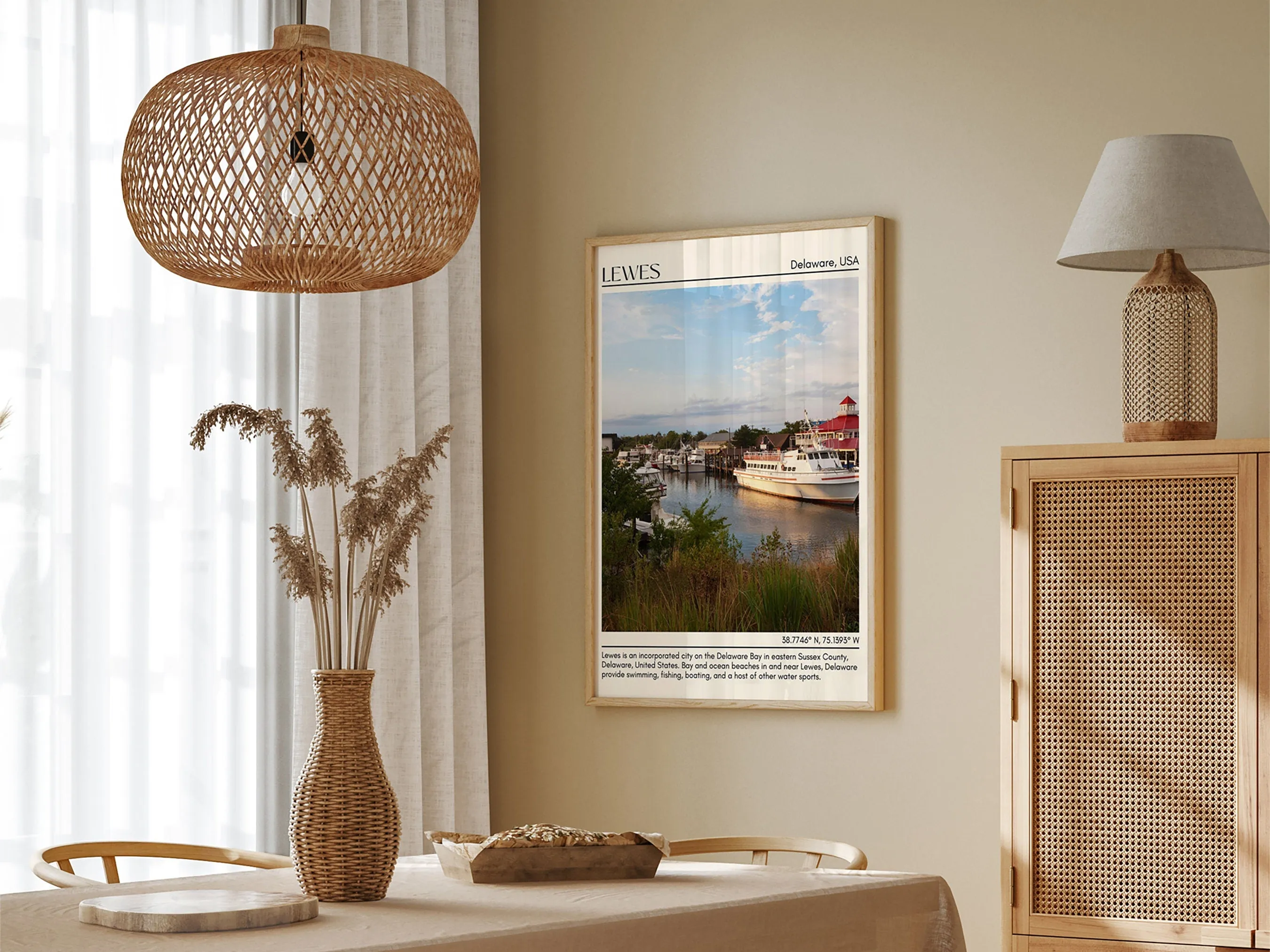 Lewes Wall Art Canvas, Delaware, USA