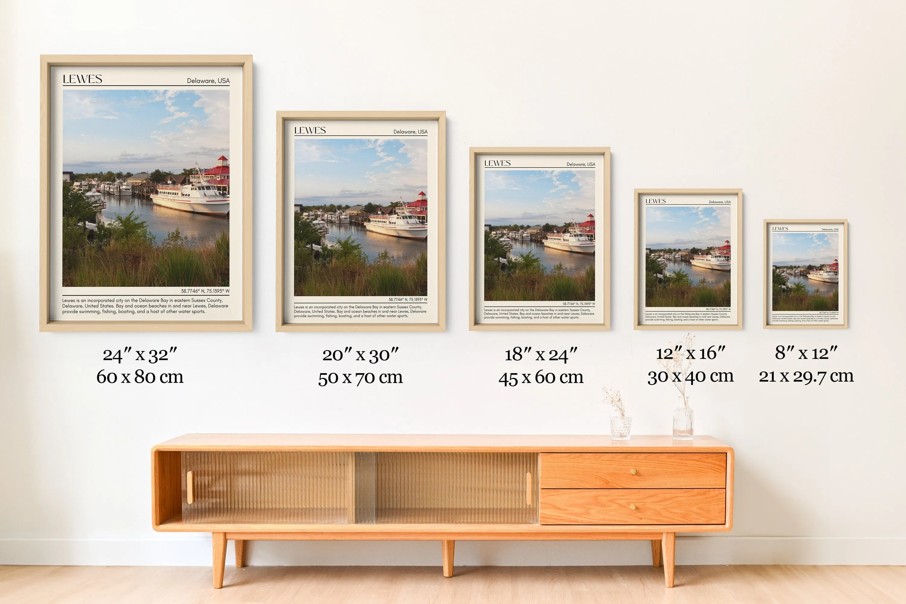 Lewes Wall Art Canvas, Delaware, USA