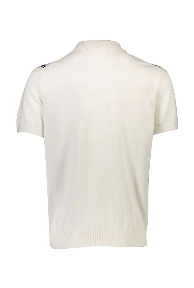 LINDBERGH KNITTED POLO SS CARDIGAN